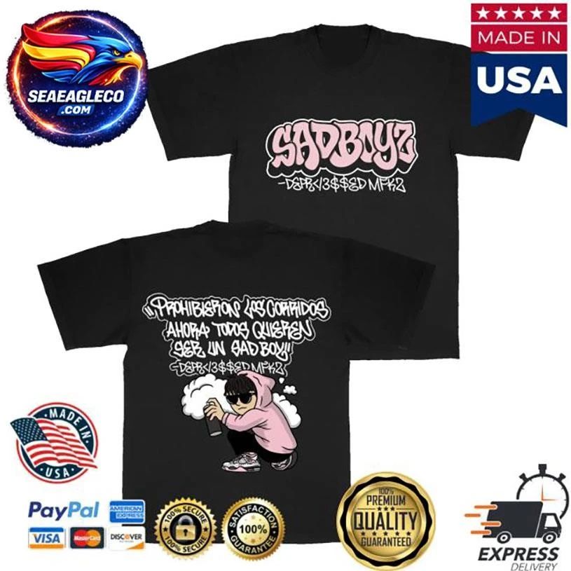 Sad Boyz Graf Two Sided Shirt