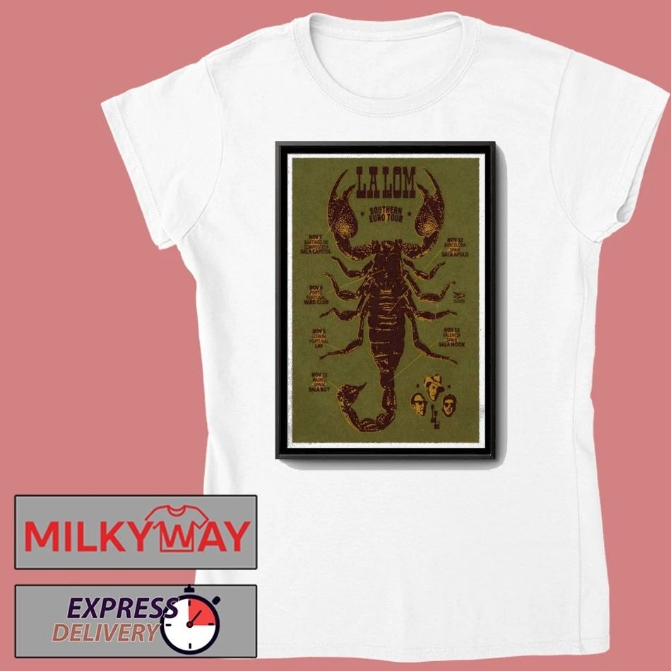 Lalom Europe Tour 2025 Poster shirt