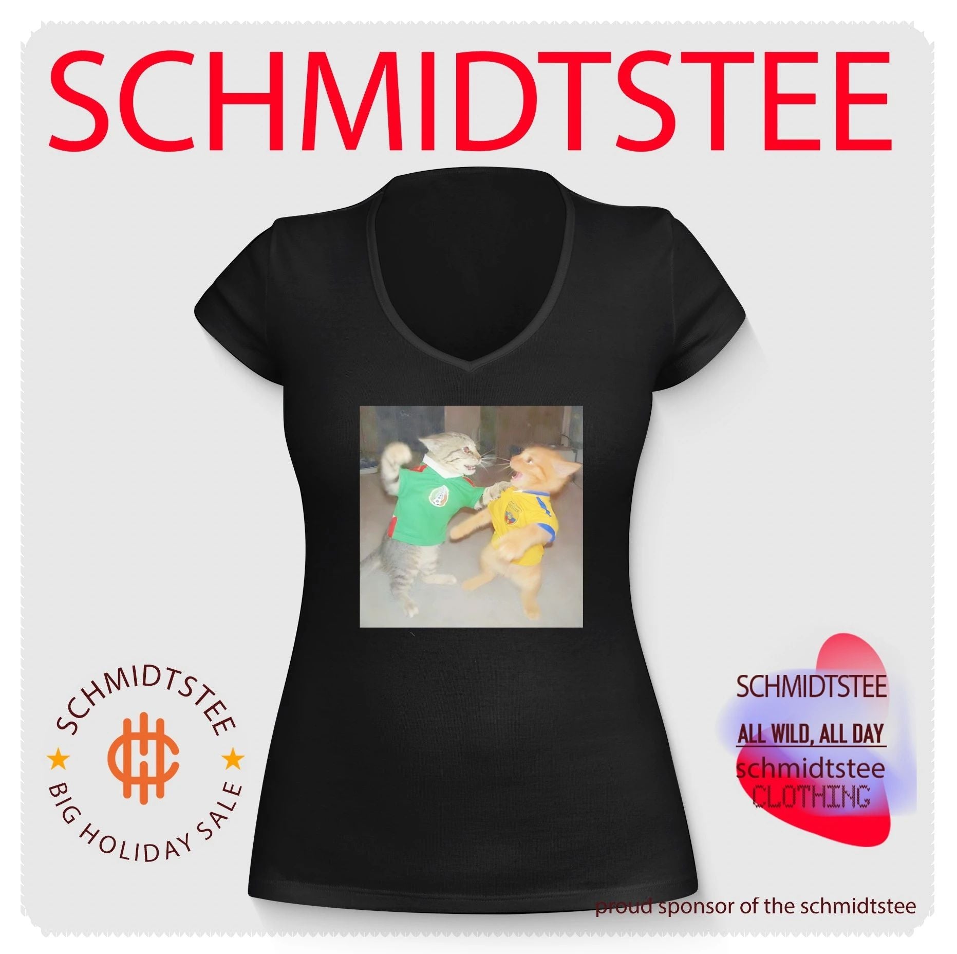 Mexico vs Ecuador Kitten Football Battle funny shirt