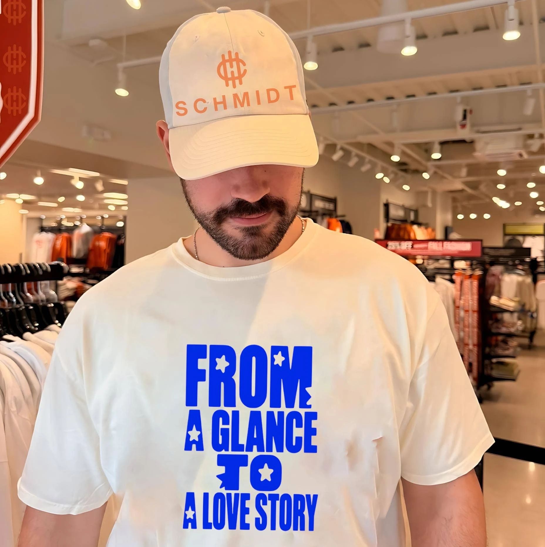 From a Glance to a Love Story romance relationship shirt