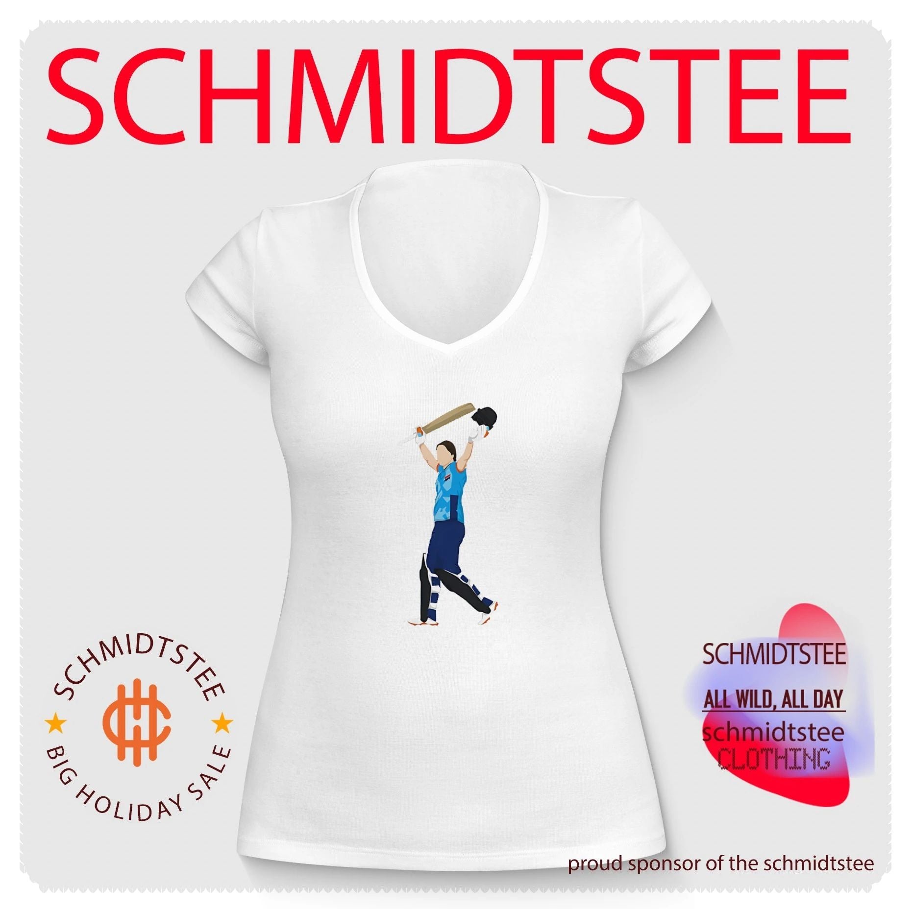 Nat Sciver-Brunt England Cricket Batting Celebration shirt