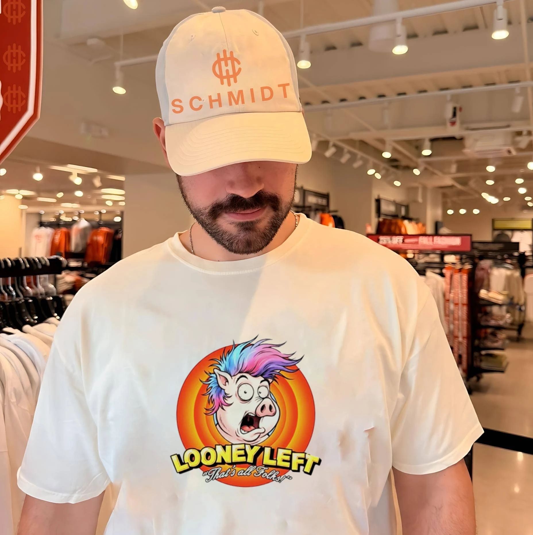 Looney left thats all folks pig shirt