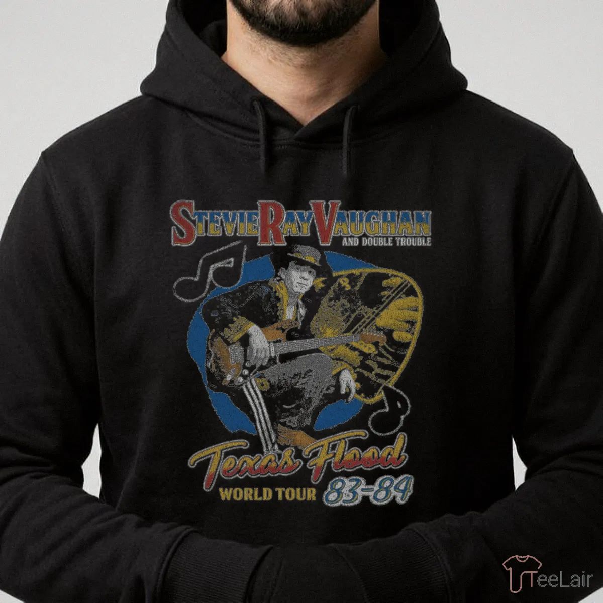 Texas Flood World Tour 83-84 Stevie Ray Vaughan T-Shirt