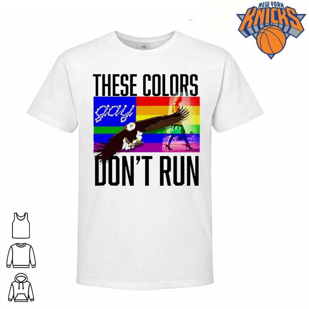 These Colors Don’t Run Gay American Pride Flag Eagle Meme Shirt