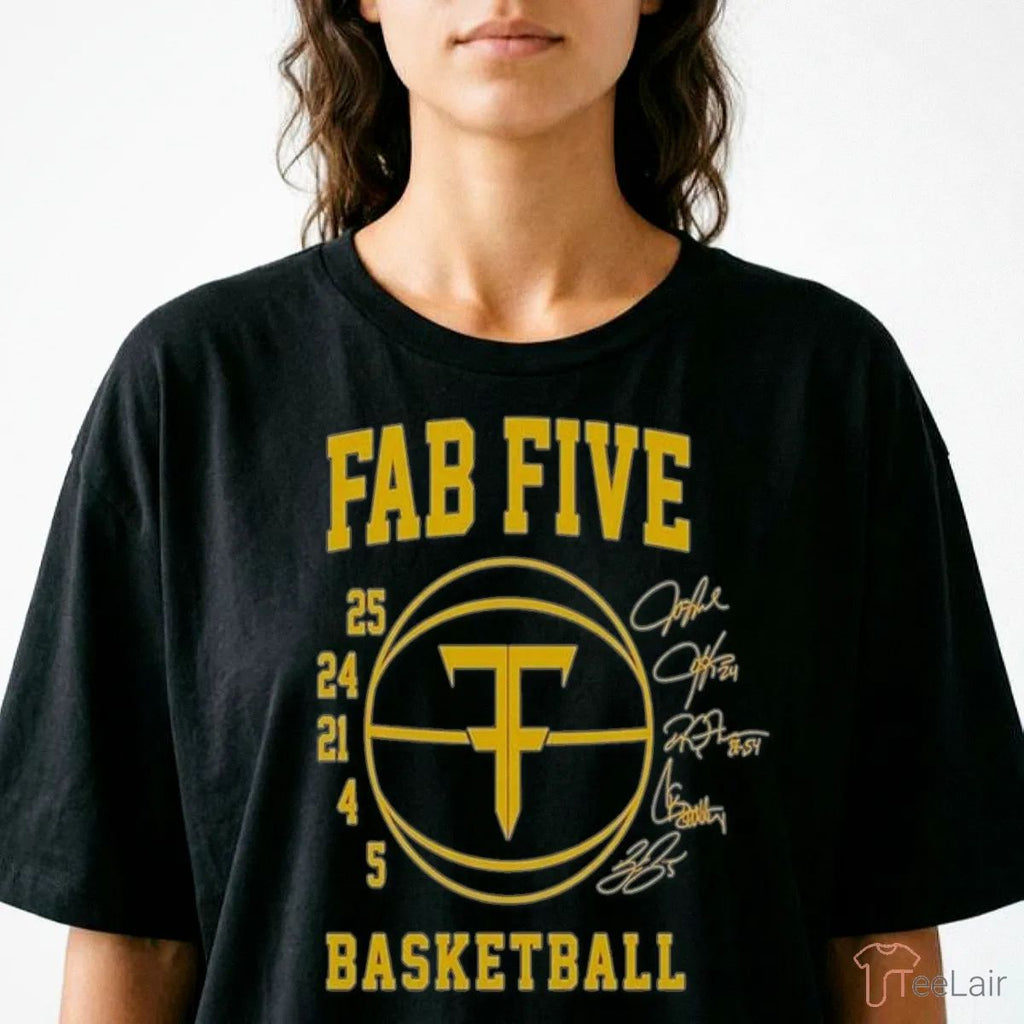 FAB FIVE Michigan Basketball Shirt