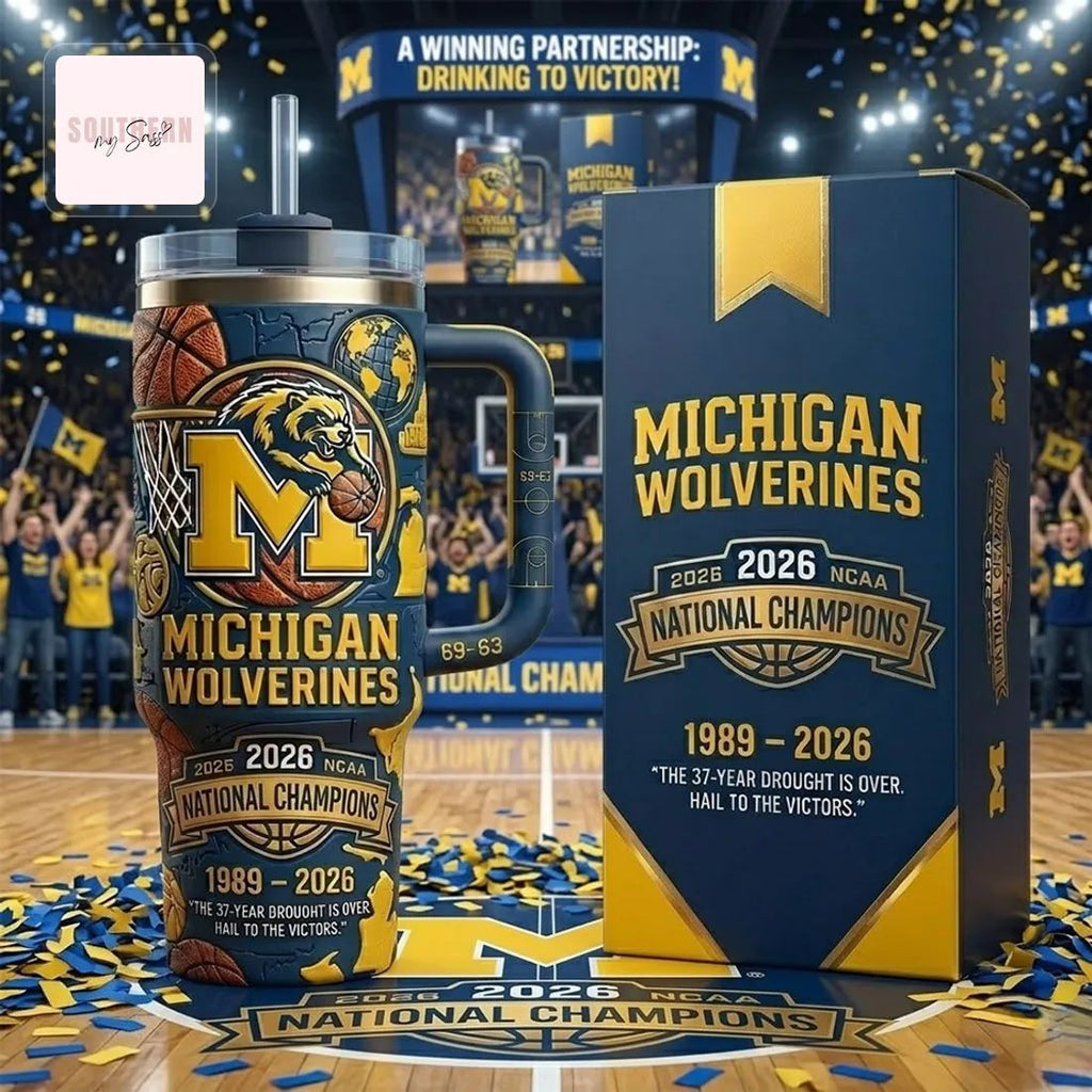 Michigan Wolverines 2026 National Champions Commemorative Insulated Tumbler