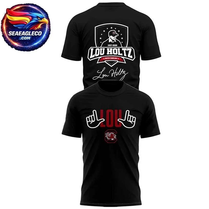 Tribute South Carolina Lou Holtz 1937 2026 Two Sided Shirt