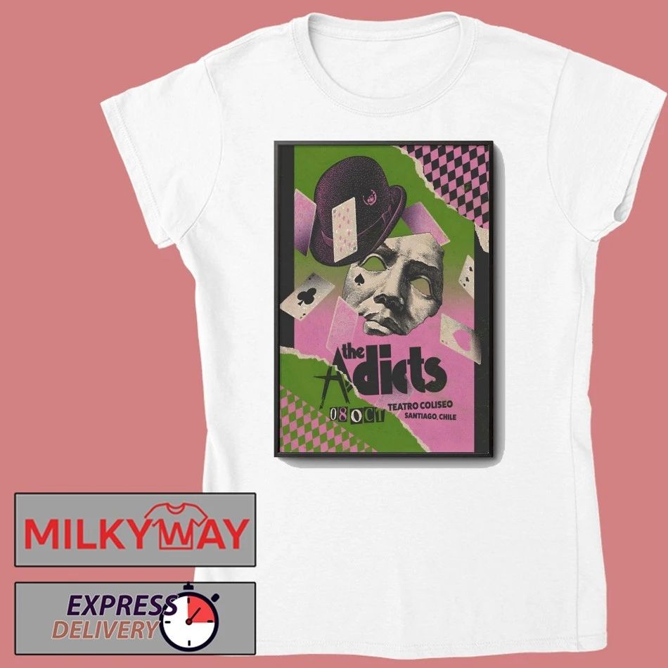 The Adicts Teatro Coliseo In Santiago Chile October 8 2025 Poster shirt