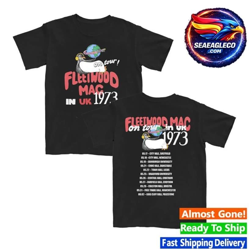 Warner Music Uk Tour ’73 Two Sided Shirt