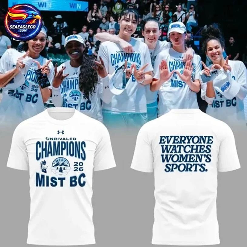 Mist BC Unrivaled Champions 2026 Two Sided Shirt