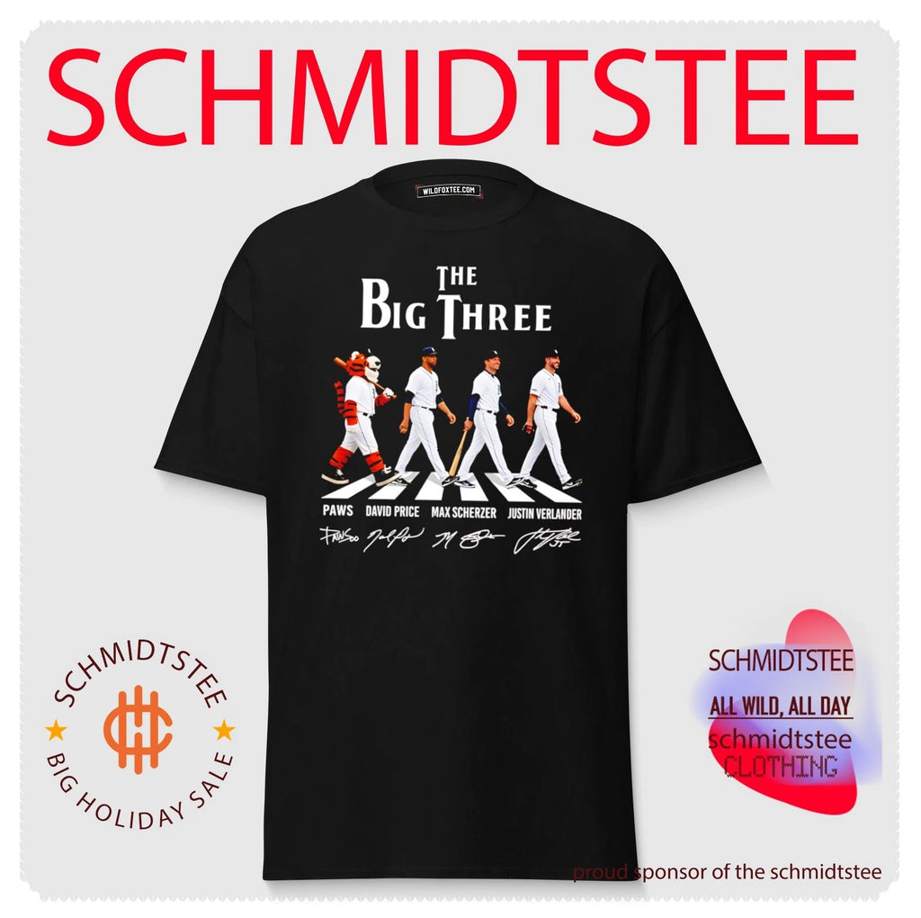 Detroit Tigers The Big Three Abbey Road signature shirt