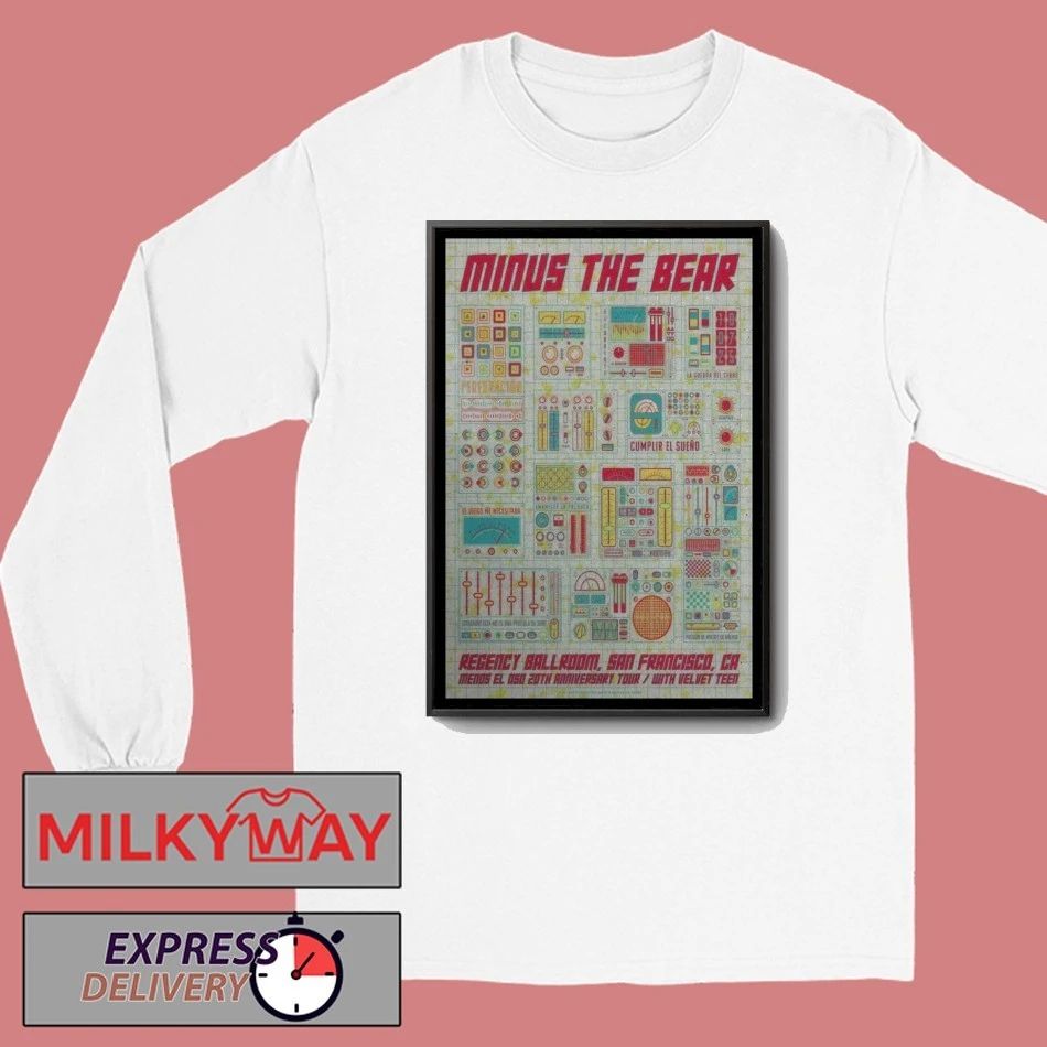 Minus The Bear The Regency Ballroom San Francisco Poster shirt