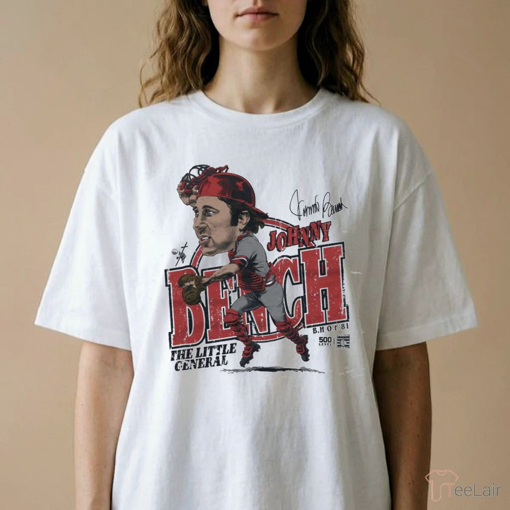 Johnny Bench Cincinnati Bruce Stark Collection Shirt