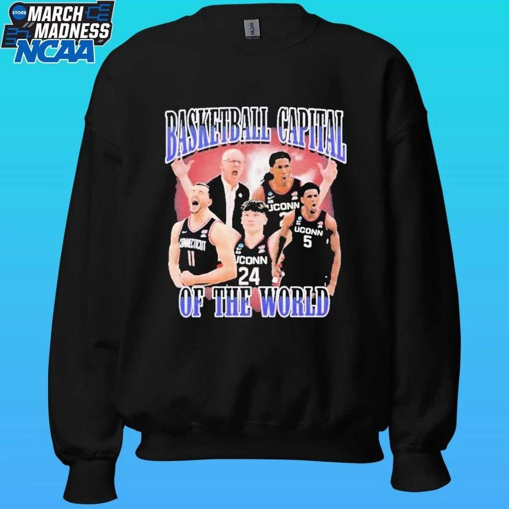 Uconn Huskies Basketball Capital Of The World Shirt