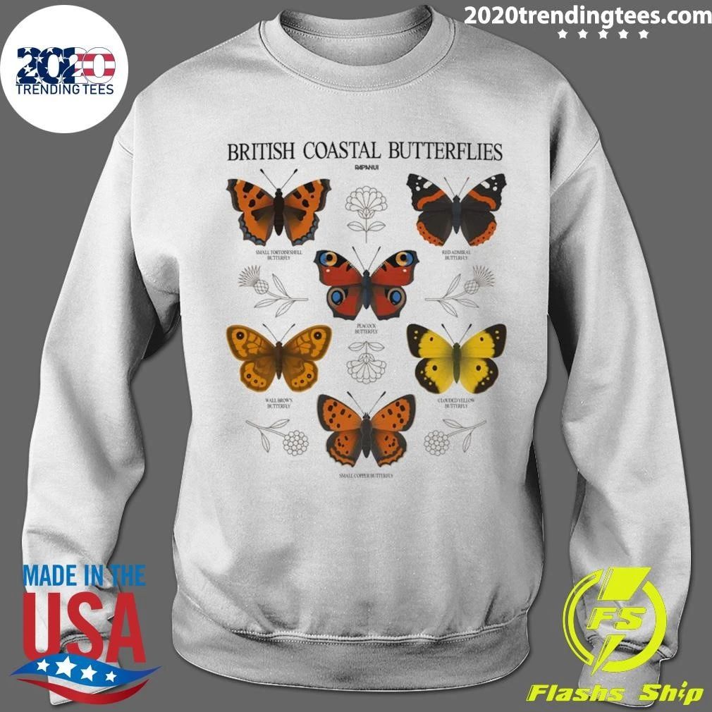 Butterfly British Coastal Butterflies Shirt