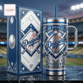 Los Angeles Dodgers Premium 3D Design Tumbler With Handle