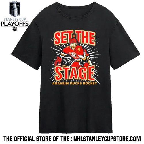 Anaheim Ducks Hockey Set The Stage Nhl Stanley Cup 2026 Shirt