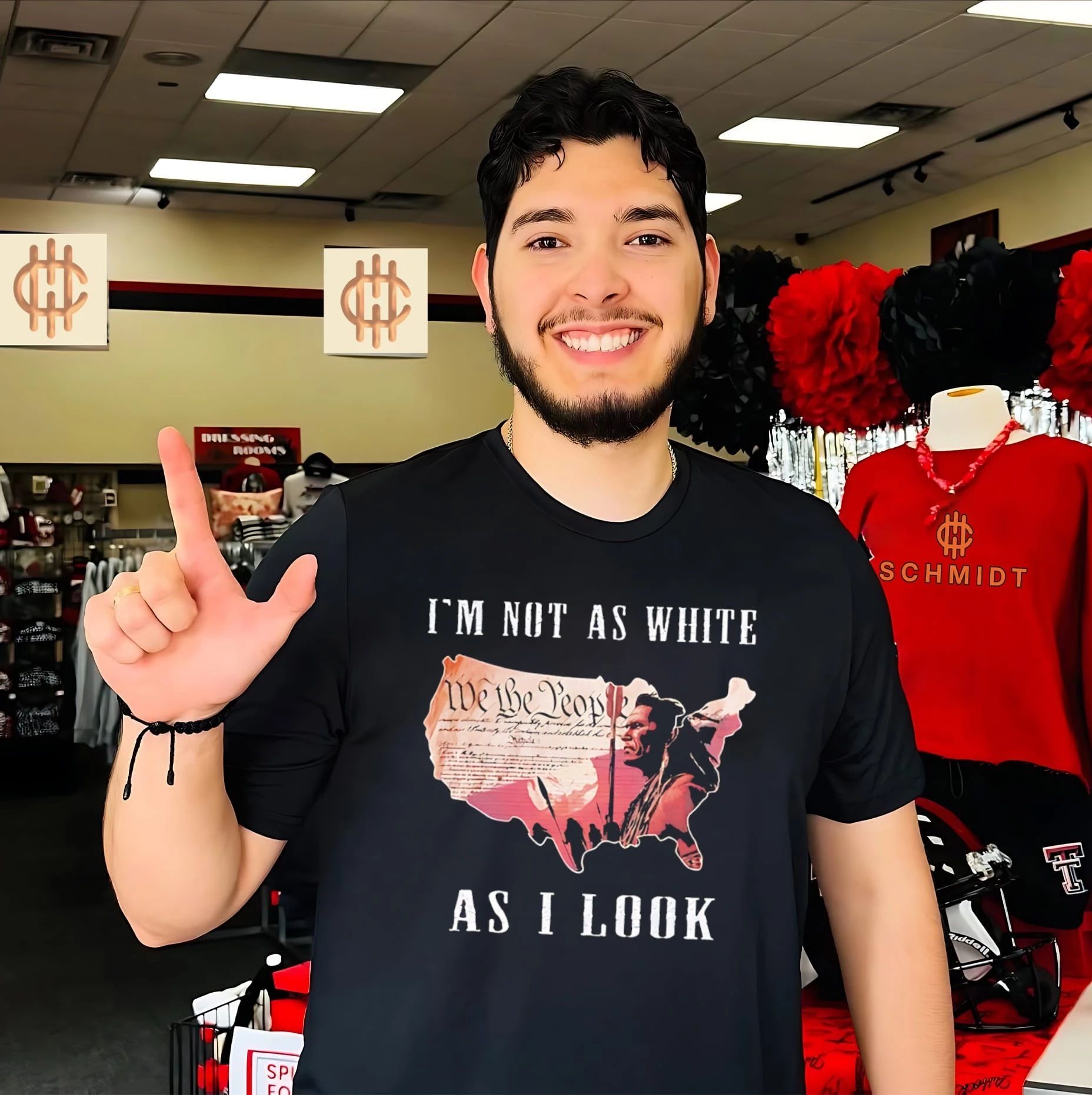 I’m not as white as I look United States map vintage shirt