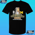 Michigan Wolverines 2026 Men’s Basketball National Champions Trophy Shirt
