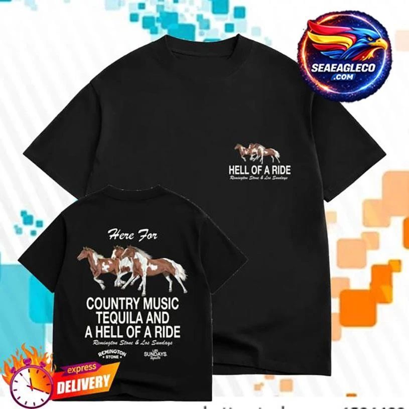 Los Sundays The Hell Of A Ride Two Sided Shirt