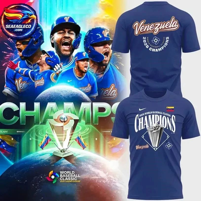 Venezuela Baseball World Baseball Classic Champions 2026 For Fan Two Sided Shirt