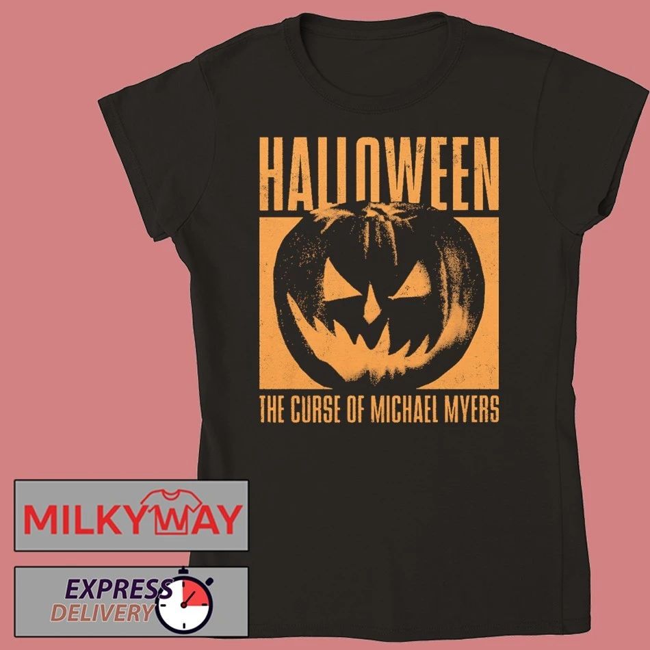 Halloween The Curse Of Michael Myers Pumpkin In Orange Box Shirt