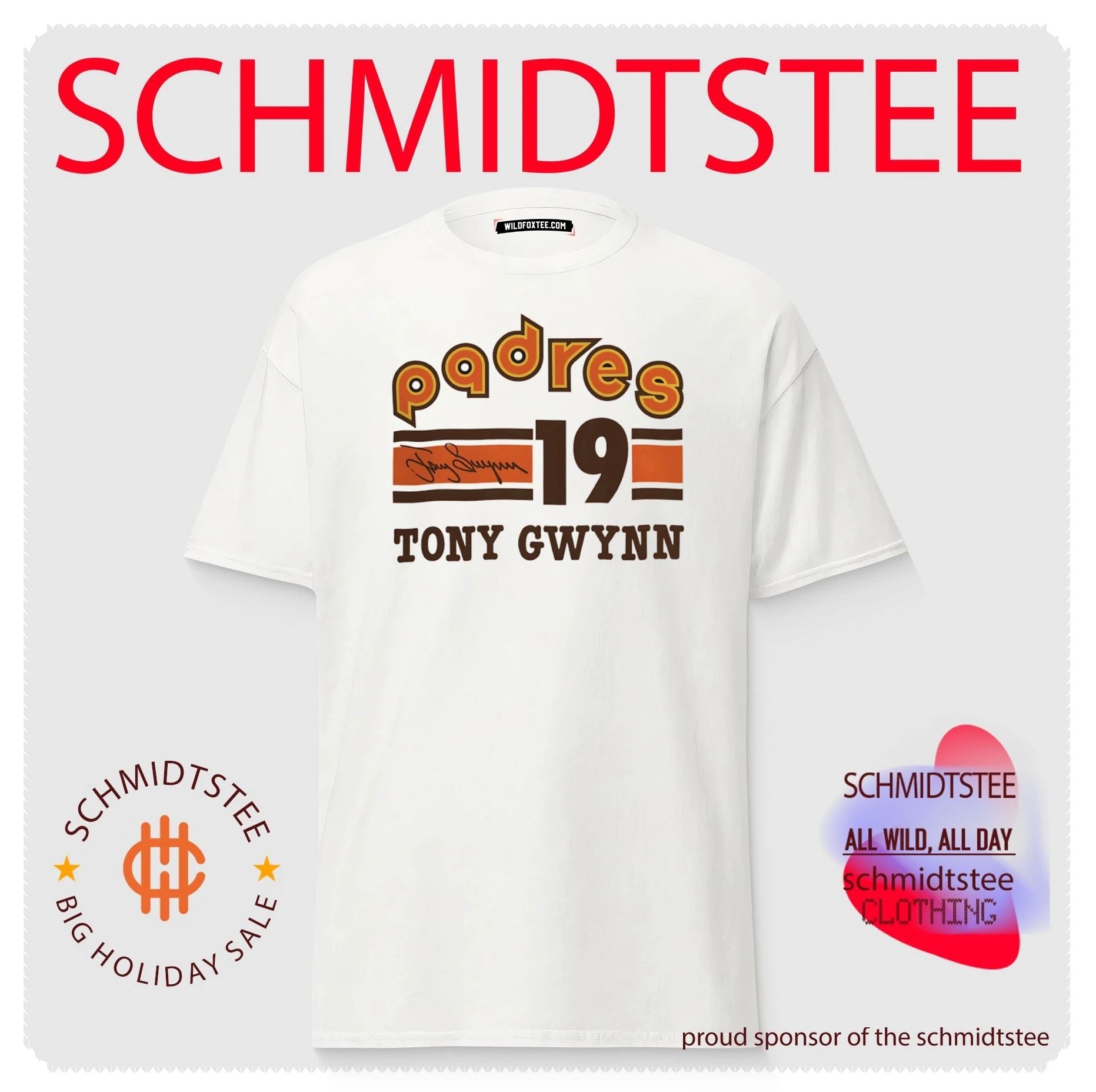 Padres 19 Tony Gwynn Signature Shirt