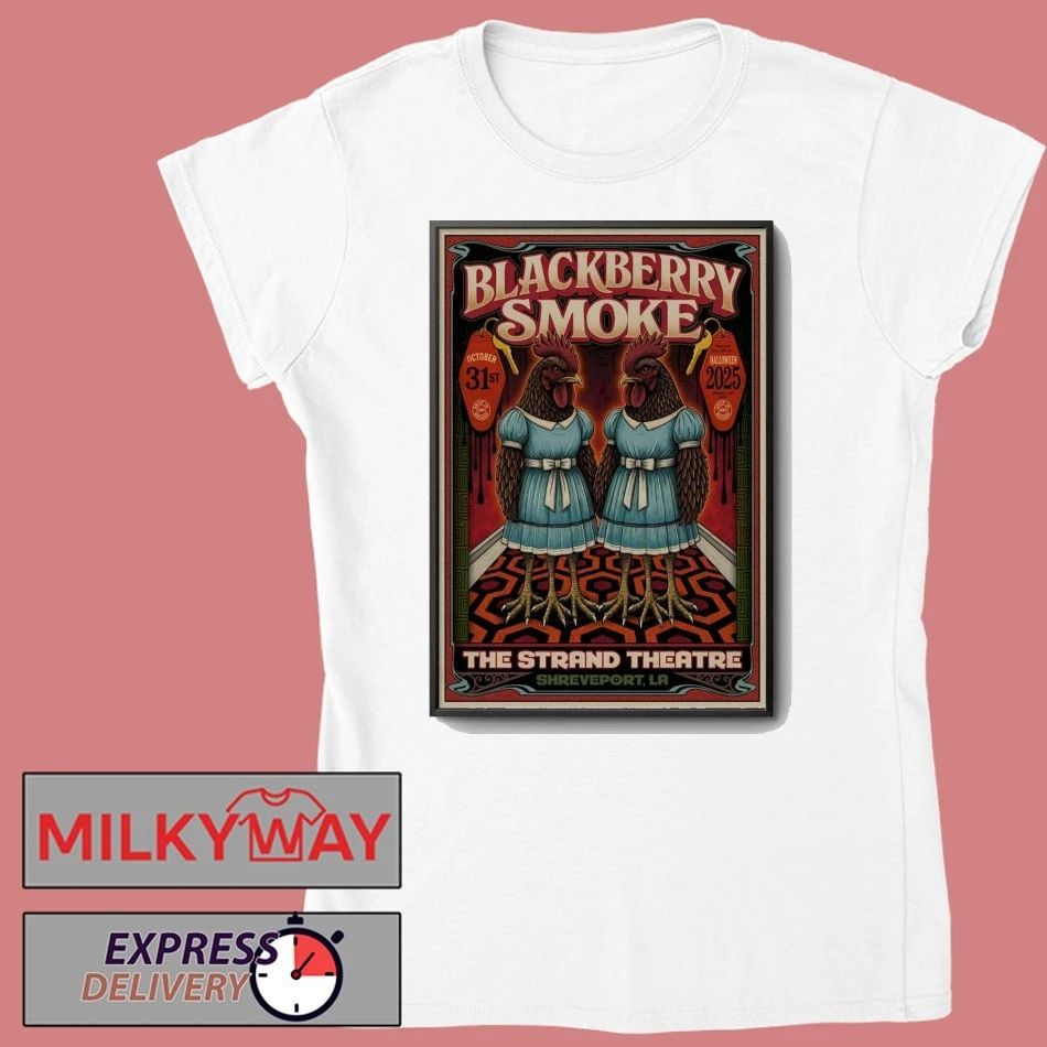 Blackberry Smoke Shreveport Tour On Oct 31 2025 Poster shirt