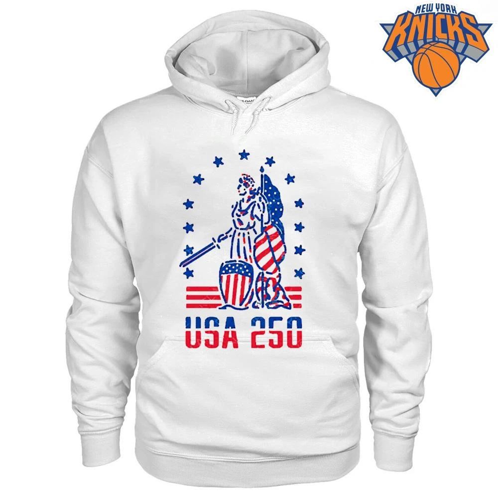 USA 250 Lady Liberty Patriotic Happy 4th of July Celebration American Freedom Goddess Shirt