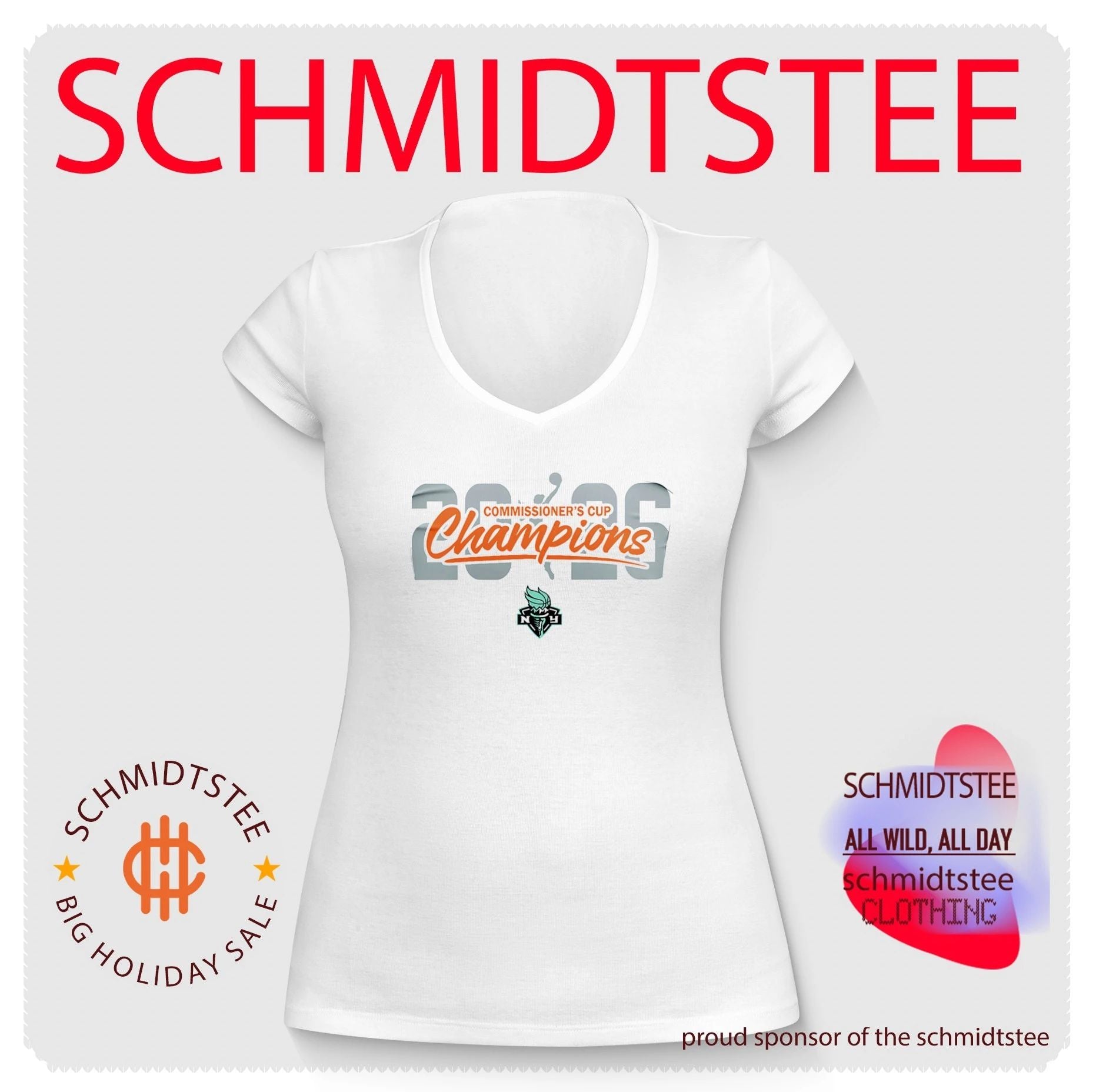 NY Liberty 2026 WNBA Commissioner’s Cup Champions Shirt