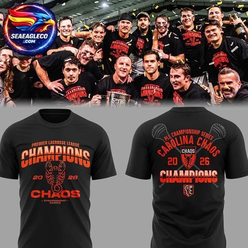 PPL Championship Series Carolina Chaos 2026 Champions Two Sided Shirt