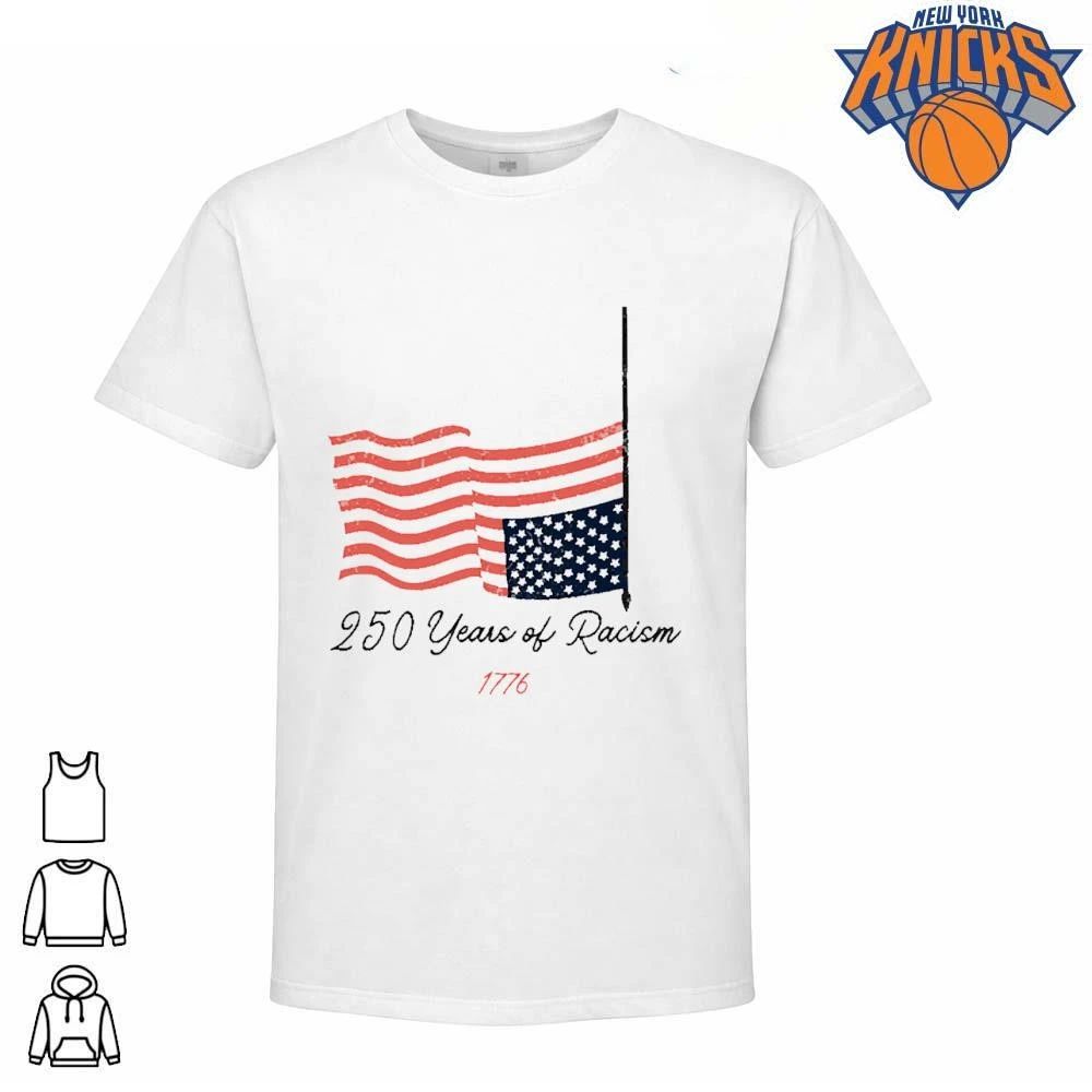 Vintage Upside Down American Flag 250 Years of Racism 1776 shirt