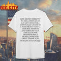 Give Money Directly To Doll Instead Of Gay Guy Text Shirt