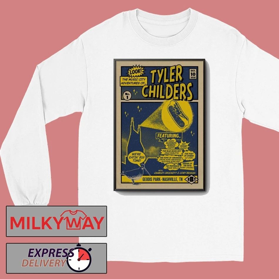 Tyler Childers Nashville TN, October 10 2025 Poster shirt