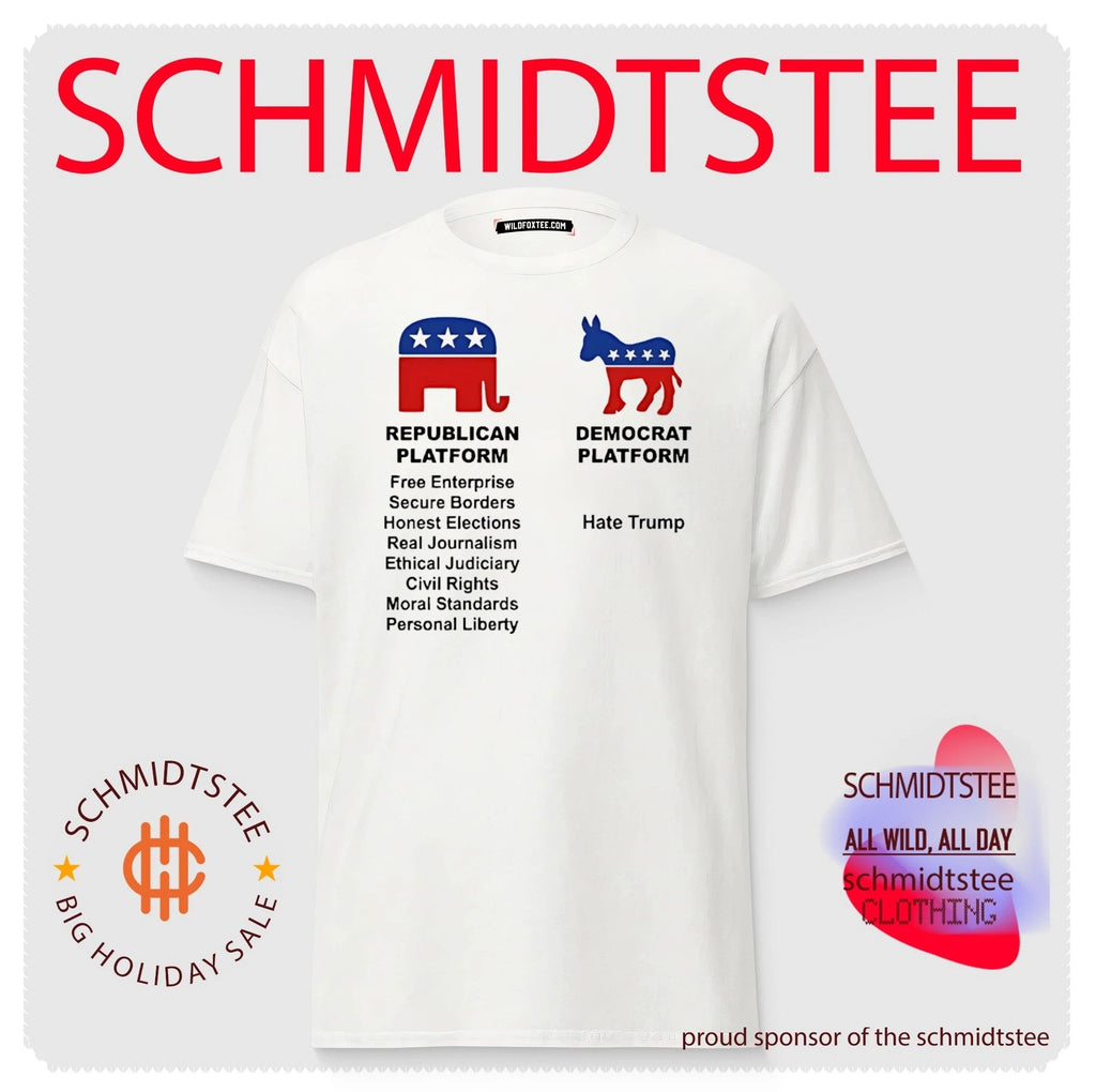 Republican platform and Democrat platform sgurt