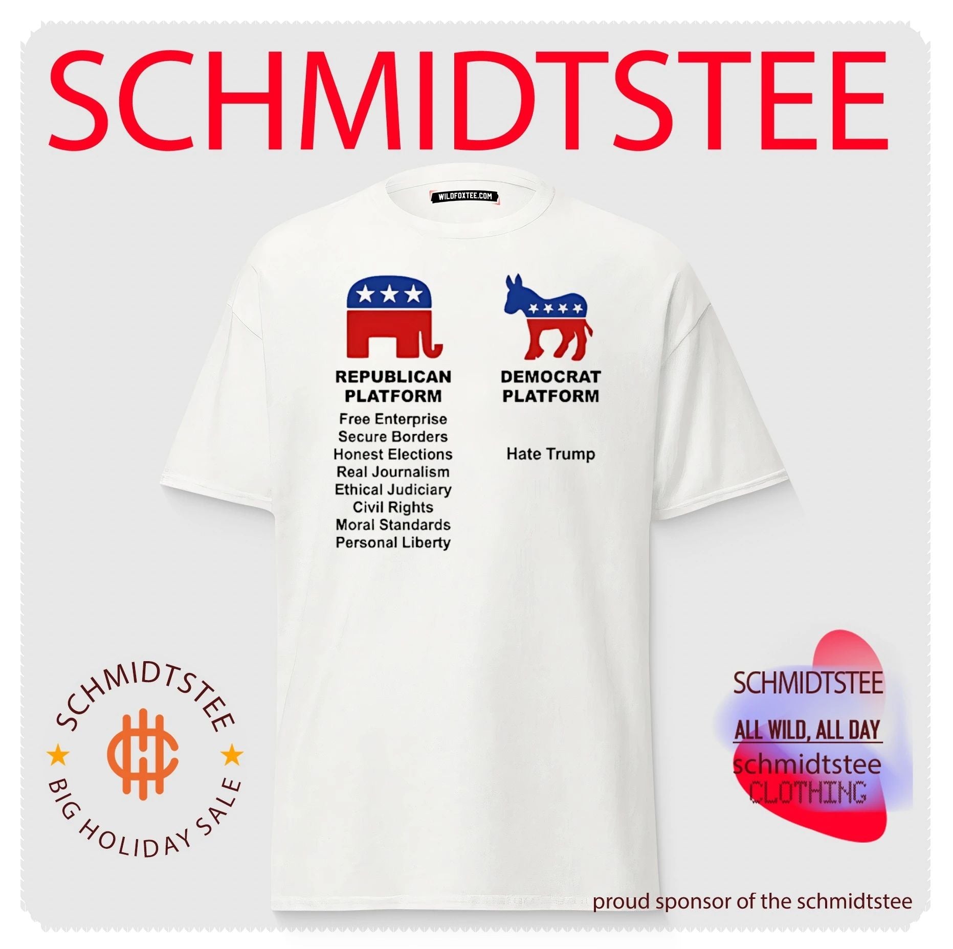 Republican platform and Democrat platform sgurt