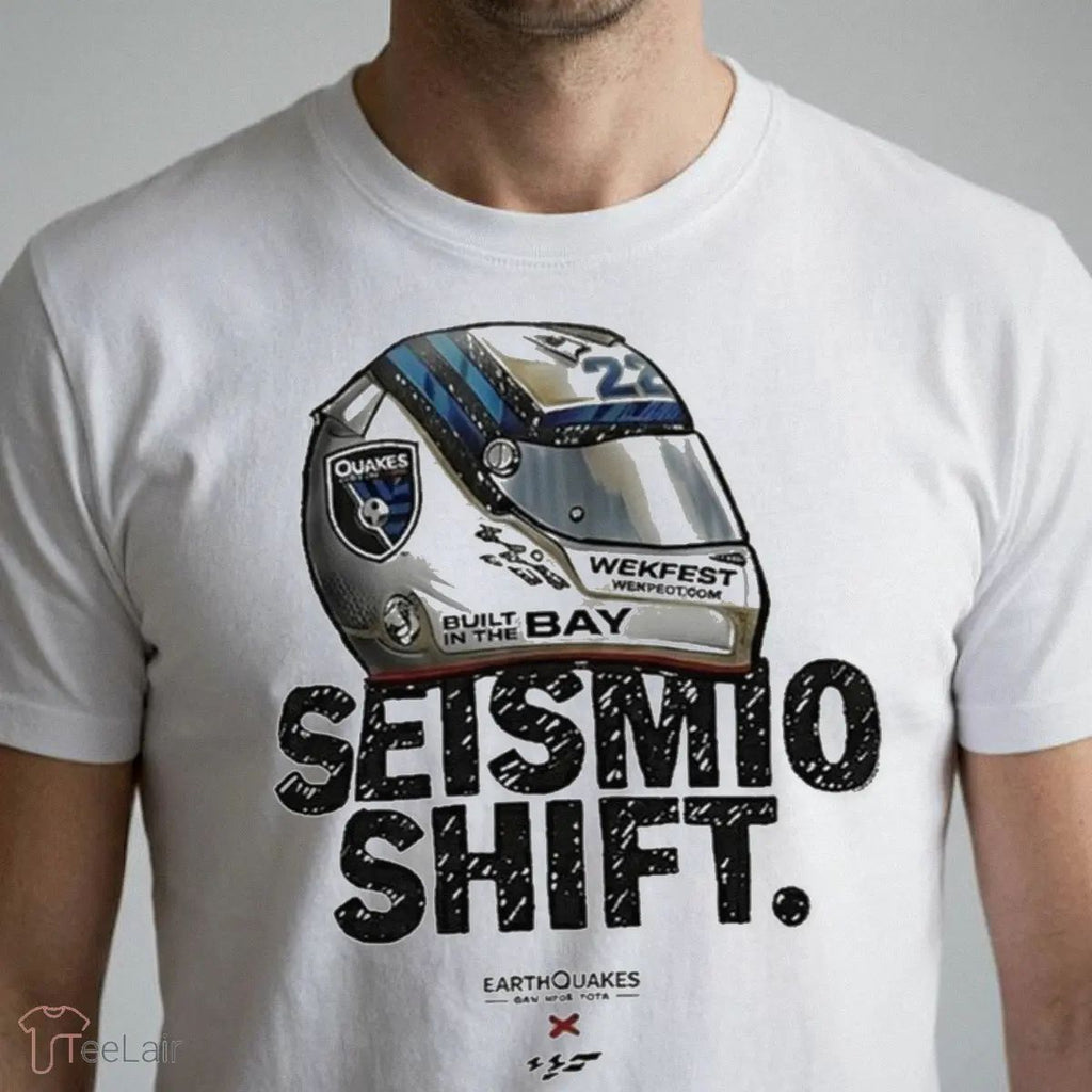 San Jose Earthquakes X Wekfest Helmet Built In The Bay Vintage Shirt