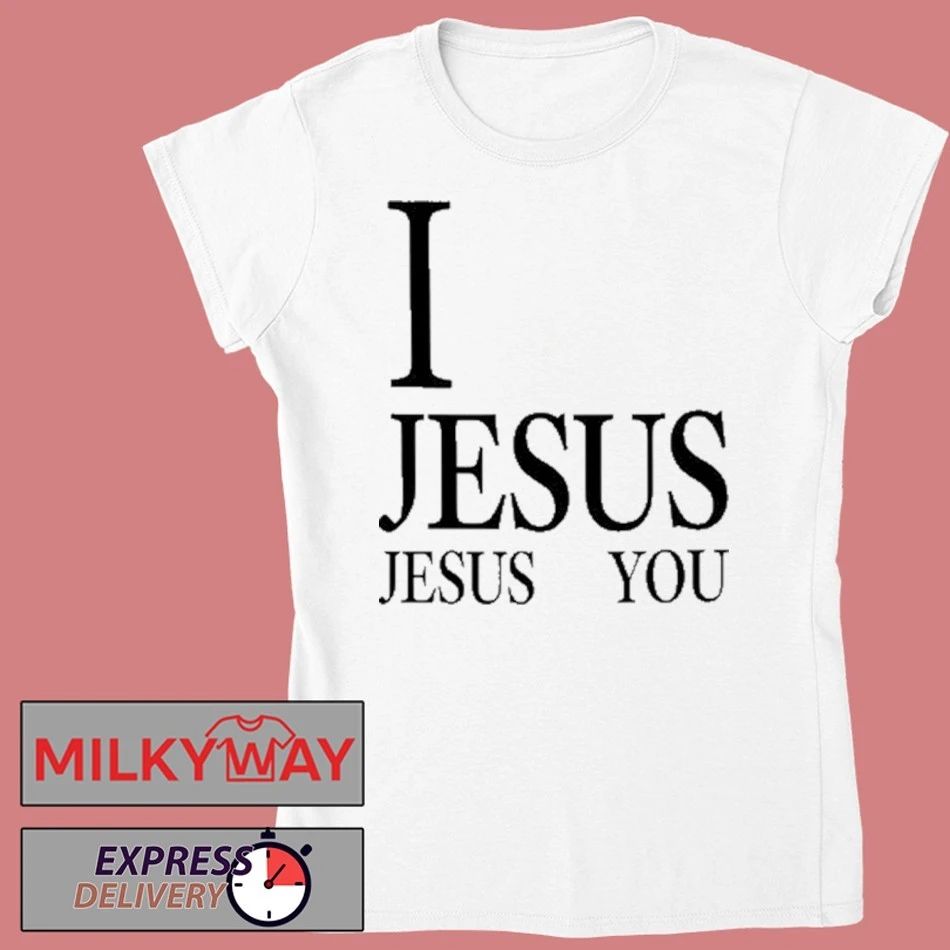 I Love Jesus Jesus Loves You Breast Cancer Awarness shirt