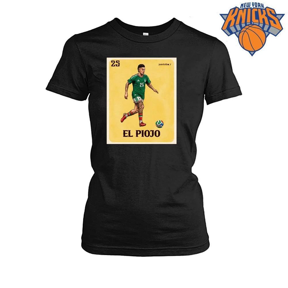 Mexico Soccer El Piojo Vintage Loteria Card Tattoos Fan Art Design Shirt