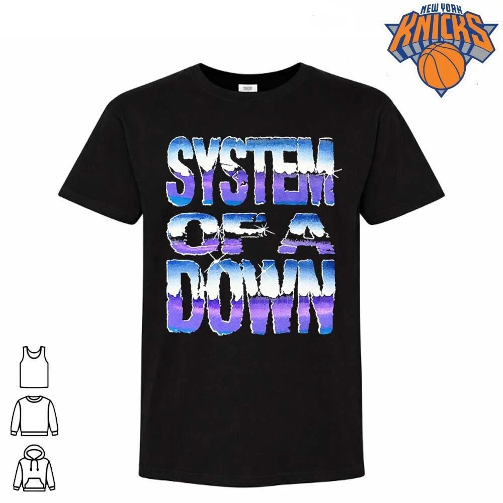 System Of A Down Band Logo Bootleg Chrome Gradient Font Shirt