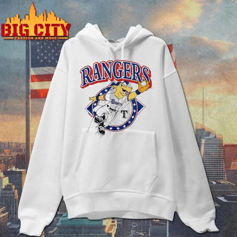 Texas Rangers Rangers Captain Mascot By Homage Baseball Shirt