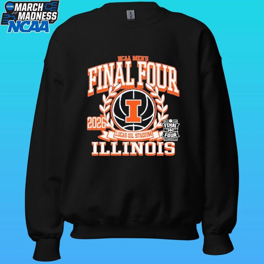 Illinois Illini Final Four 2026 Men’s Basketball Lucas Oil Stadium Shirt