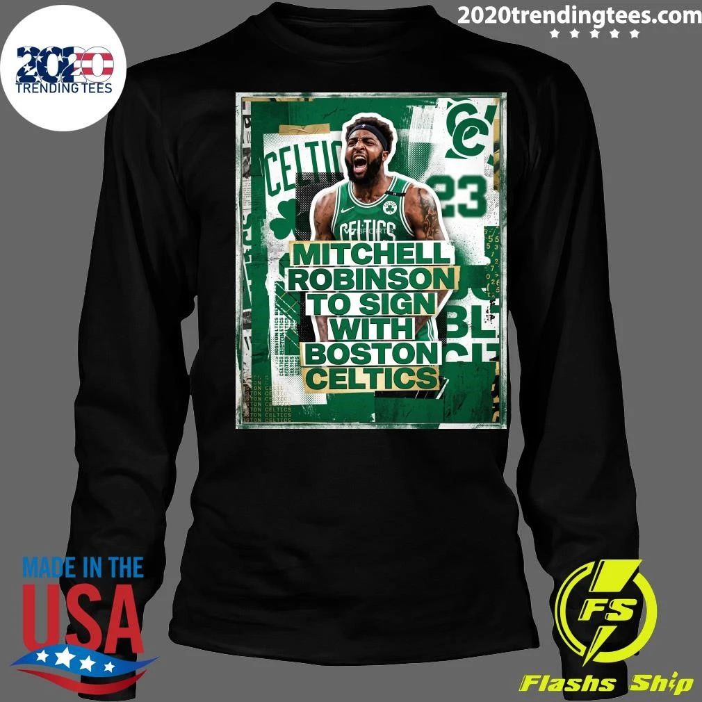 Mitchell Robinson To Sign with Boston Celtics Shirt