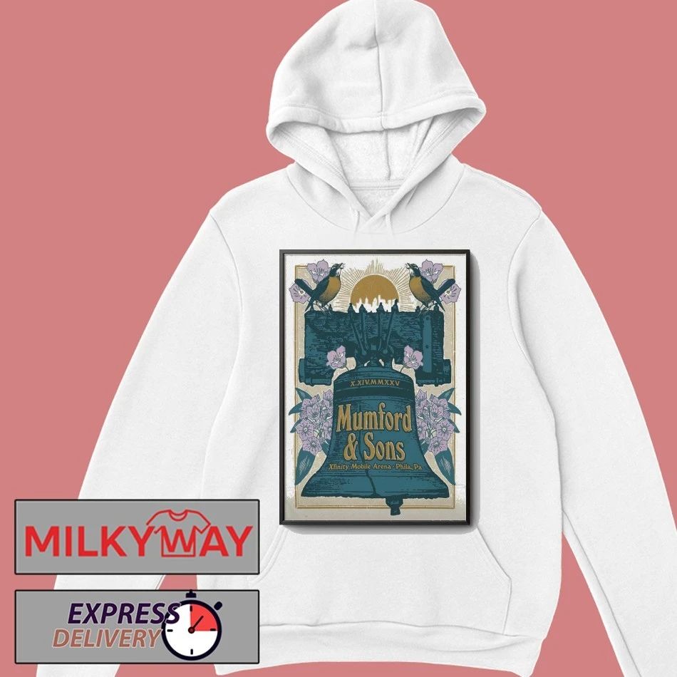 Mumford And Sons Philadelphia PA Oct 14 2025 Poster shirt
