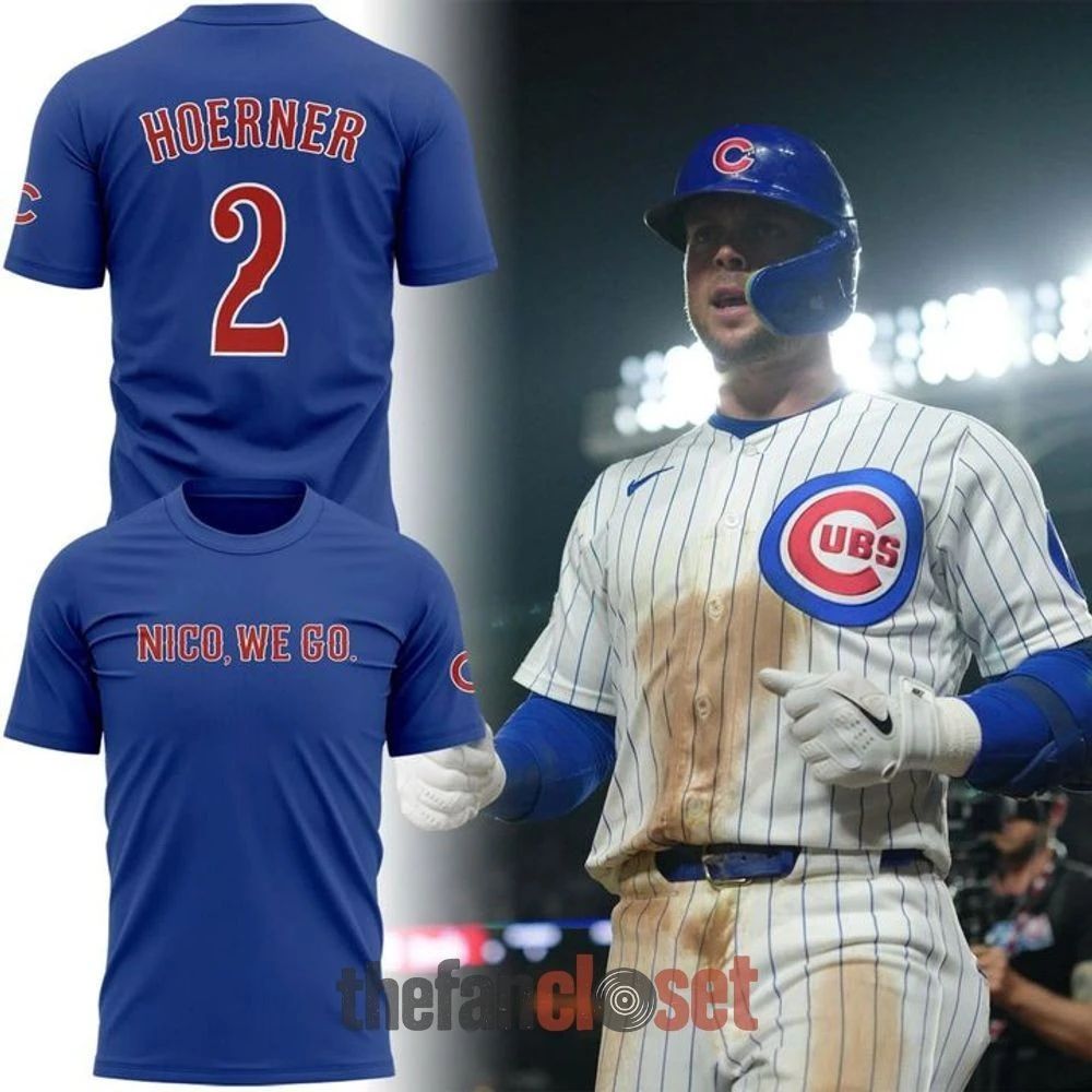 Chicago Cubs Nico Hoerner “NICO, WE GO.” Limited Edition Shirt