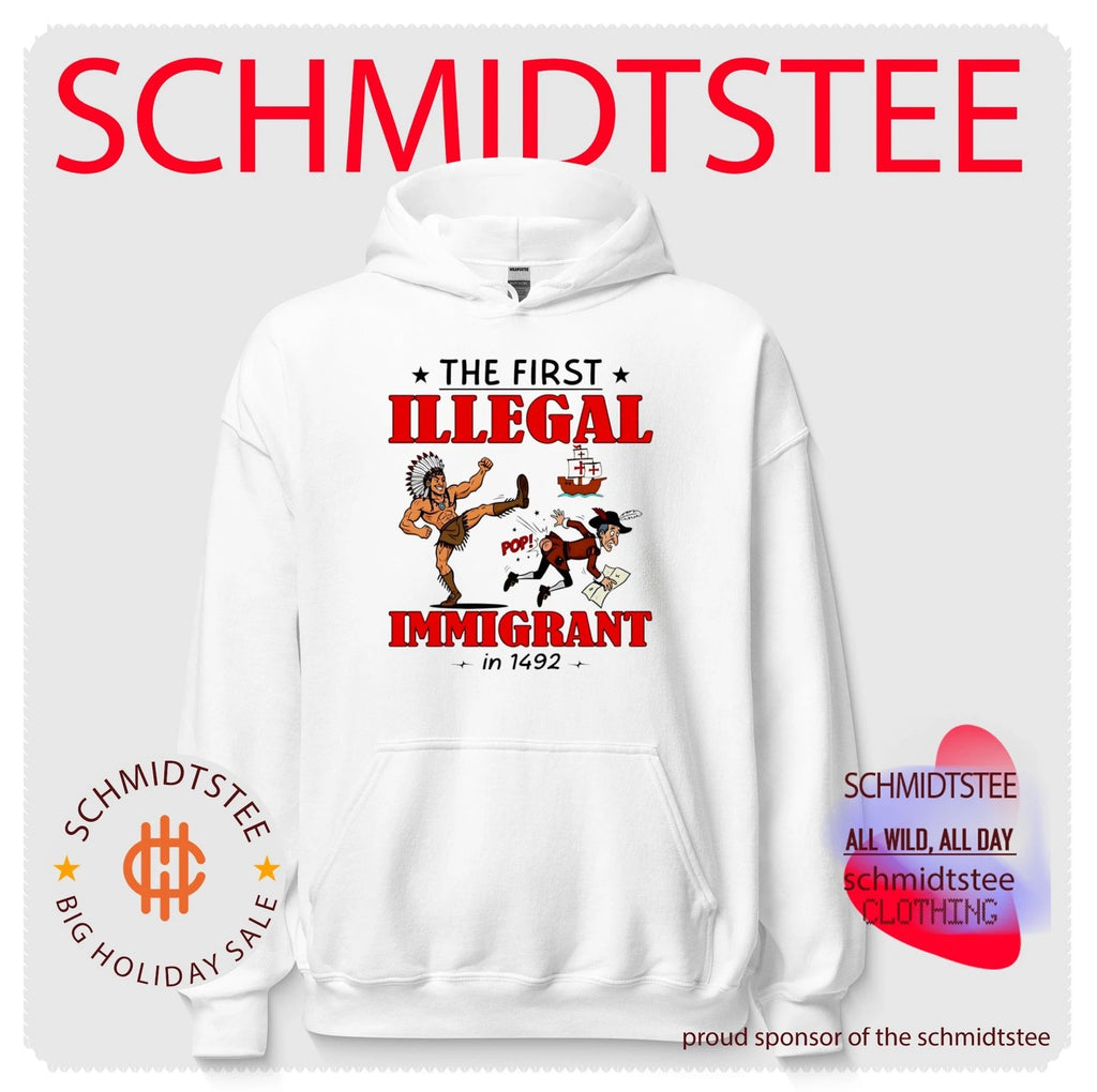 The First Illegal Immigrant in 1492 Christopher Columbus shirt