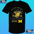 Michigan Wolverines 2026 NCAA Men’s Basketball National Champions Distressed Net Shirt