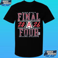 Arizona Wildcats Men’s Basketball Final Four 2026 March Madness Shirt