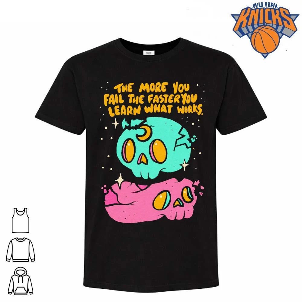 Space Cat Moon Skull Pastel Aesthetic Motivational Quote Graphic Shirt