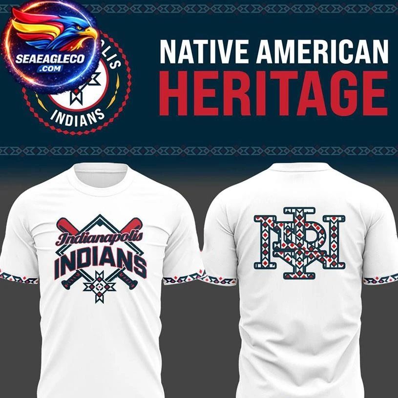 Indianapolis Indians 2026 Native American Heritage Night Two Sided Shirt